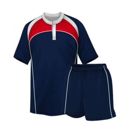 Navy and Red Rugby Set