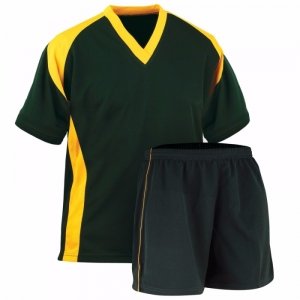 Dark Green & Yellow Panel Uniform