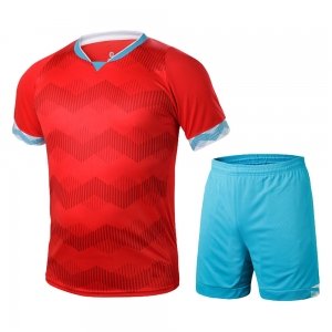 Red & Light Blue Chevron Kit